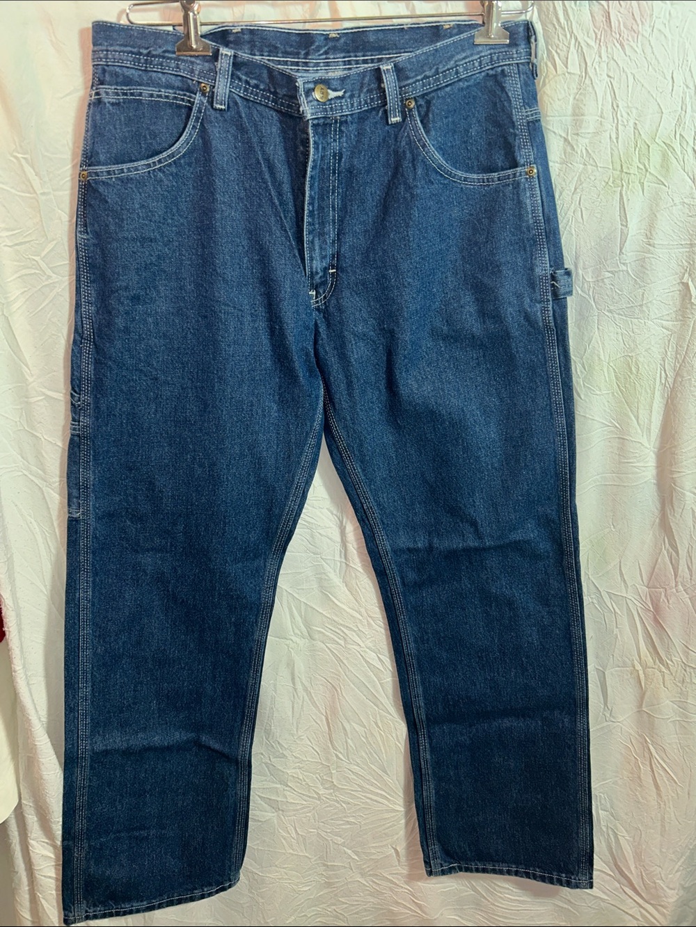 KEY Relaxed Fit Men's Dark Blue Denim Jeans 34X30 NWT